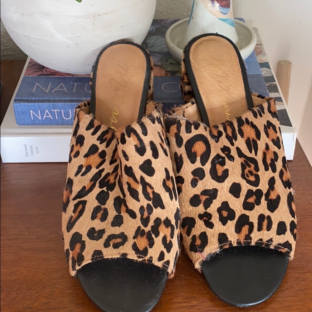 Matisse Leopard Mules